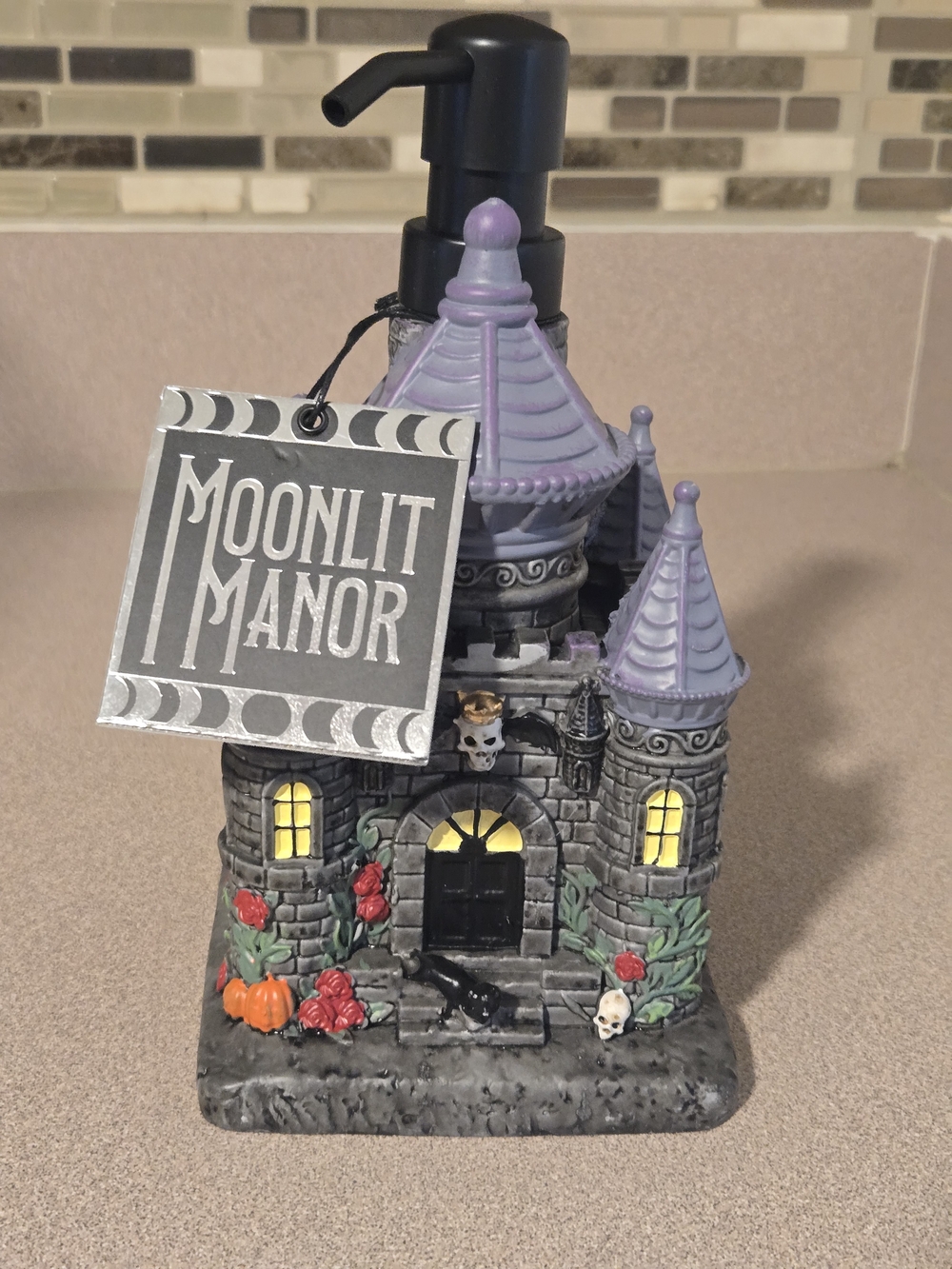 Seasonal Castle Dispenser - Decorative Halloween Home Accent